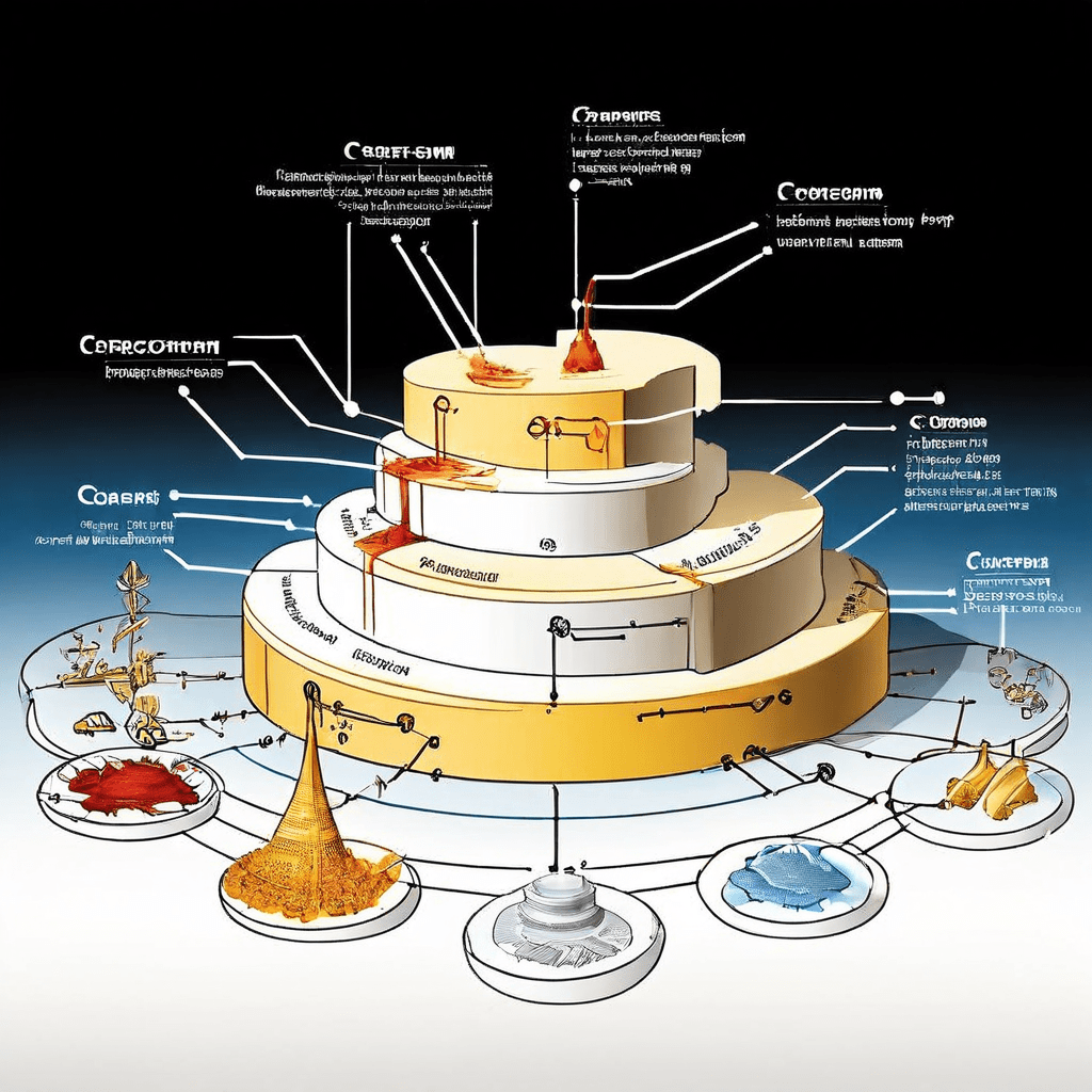 크레마 형성 과정을 보여주는 과학적 도표로, 단계별 화살표가 농도와 두께에 미치는 영향을 설명합니다.